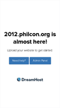 Mobile Screenshot of 2012.philcon.org