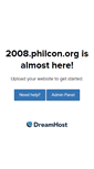 Mobile Screenshot of 2008.philcon.org